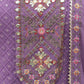 Rajwada Women Purple Sequence Embroidered Georgette Salwar Semi Stitched Suit
