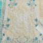Rajwada Women White Floral Sequence Embroidered Work Georgette Semi Stitched Suit