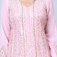Rajwada Women Pink Embellished With Embroidered Georgette Semi Stitched Suit