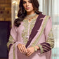 Rajwada Pink Georgette Embellished Semi stitched Kurta Set For Womenm