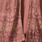 Rajwada Women Peach Faux Georgette Semi Stitched Kurta Set
