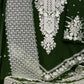 Rajwada Green Georgette Embroidered Semi Stitched Salwar Suit For Women