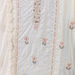 Rajwada White Embroidered Georgette Semi Stitched Kurta Set With Dupatta For Women
