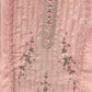 Rajwada Peach Embroidered Georgette Semi Stitched Kurta Set with Dupatta For Women
