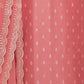 Rajwada Peach Embroidered Silk Blend Semi-Stitched Kurta Set  For Women