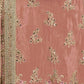 Rajwada Orange Embroided Silk Blend Semi-Stitched Kurta Set For Women