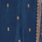 Rajwada Blue Georgette Embroidered Semi-Stitched Kurta Set For Women
