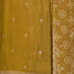 Rajwada Mustard Georgette Embroidered Semi-Stitched Kurta Set For Women