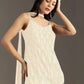 Rajwada White Georgette Embroidered Semi-Sitched Kurta Set For Women