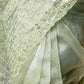 Rajwada - Green Organza Embellished Saree with Stitched Blouse