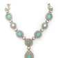 Rajwada Sea Green Alloy Jewellery Set For Women