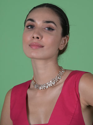 Rajwada Gold Alloy Jewellery Set For Women