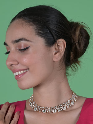 Rajwada Gold Alloy Jewellery Set For Women