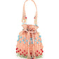 Rajwada Women Sparkling Peach Bead Embroidered Potli Bag