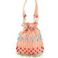 Rajwada Women Sparkling Peach Bead Embroidered Potli Bag