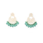 Rajwada Green And Silver Alloy Jewellery Set For Women