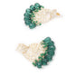 Rajwada Green And Silver Alloy Jewellery Set For Women