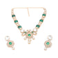 Rajwada Green And White Alloy Jewellery Set For Women
