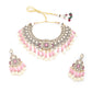 Rajwada Pink Alloy Jewellery Set For Women