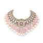 Rajwada Pink Alloy Jewellery Set For Women