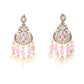 Rajwada Pink Alloy Jewellery Set For Women