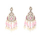 Rajwada Pink Alloy Jewellery Set For Women