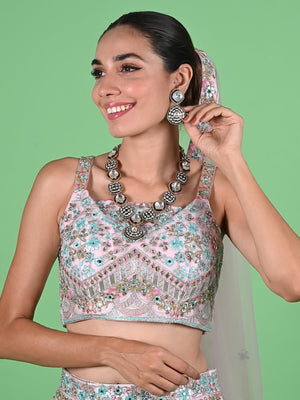 Rajwada Gold And Green Alloy Jewellery Set For Women