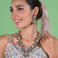 Rajwada Gold And Green Alloy Jewellery Set For Women