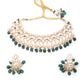 Rajwada Green And White Alloy Jewellery Set For Women