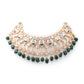 Rajwada Green And White Alloy Jewellery Set For Women