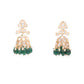 Rajwada Green And White Alloy Jewellery Set For Women