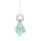 Rajwada Sea Green And White Alloy Jewellery Set For Women