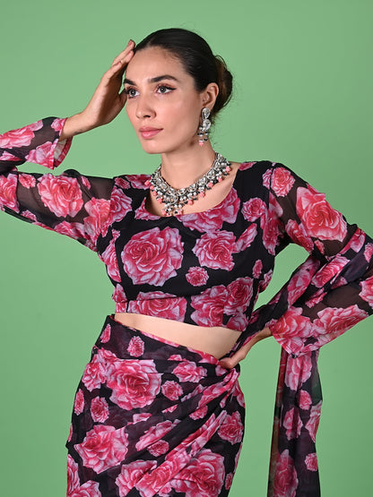 Rajwada Green And Peach Alloy Jewellery Set For Women