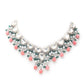 Rajwada Green And Peach Alloy Jewellery Set For Women