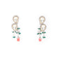 Rajwada Green And Peach Alloy Jewellery Set For Women