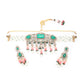 Rajwada Green And White Alloy Jewellery Set For Women