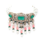 Rajwada Green And White Alloy Jewellery Set For Women
