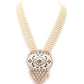 Rajwada Off White Layered Alloy Jewellery Set For Women