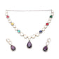 Rajwada Multicolored Alloy Jewellery Set For Women