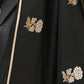 Rajwada Women Festive Black Satin Printed Saree With Unstitched Blouse