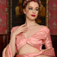 Rajwada Women Festive Pink Satin Printed Saree With Unstitched Blouse