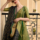 Rajwada Women Festive Blue Silk Blend Woven Saree With Unstitched Blouse