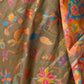 Rajwada Women Festive Brown Silk Blend Woven Saree With Unstitched Blouse