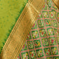 Rajwada Green Handloom Woven Saree For Women