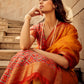 Rajwada Mustard Handloom Woven Saree For Women