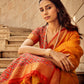 Rajwada Mustard Handloom Woven Saree For Women