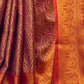 Rajwada Purple Handloom Woven Silk Blend Saree for Women With Unstitched Blouse