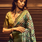 Rajwada Blue Handloom Woven Silk Blend Saree For Women