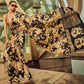 Rajwada Cream Digital Printed Saree For Women