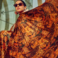 Rajwada Brown Digital Printed Saree For Women